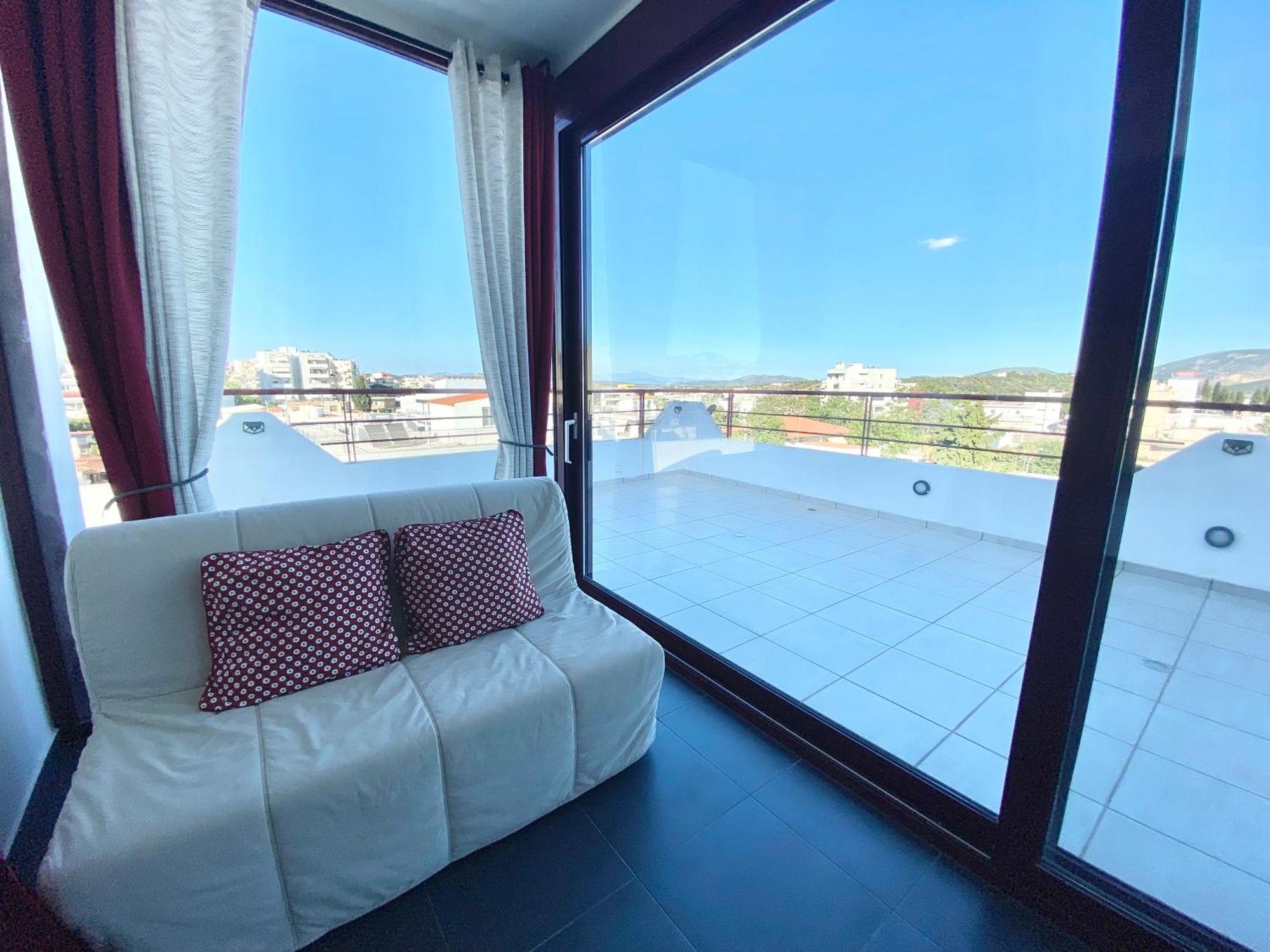 Luxury View Apartment 10Min From Athens Airport โกโรปิออน ภายนอก รูปภาพ